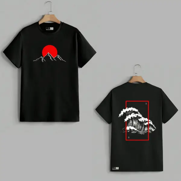 japanese wave t shirt