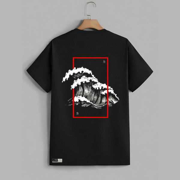 japanese wave t shirt