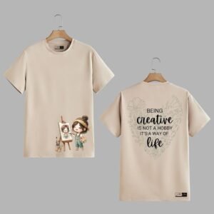 i was created to create – girls graphic t shirt (copy)